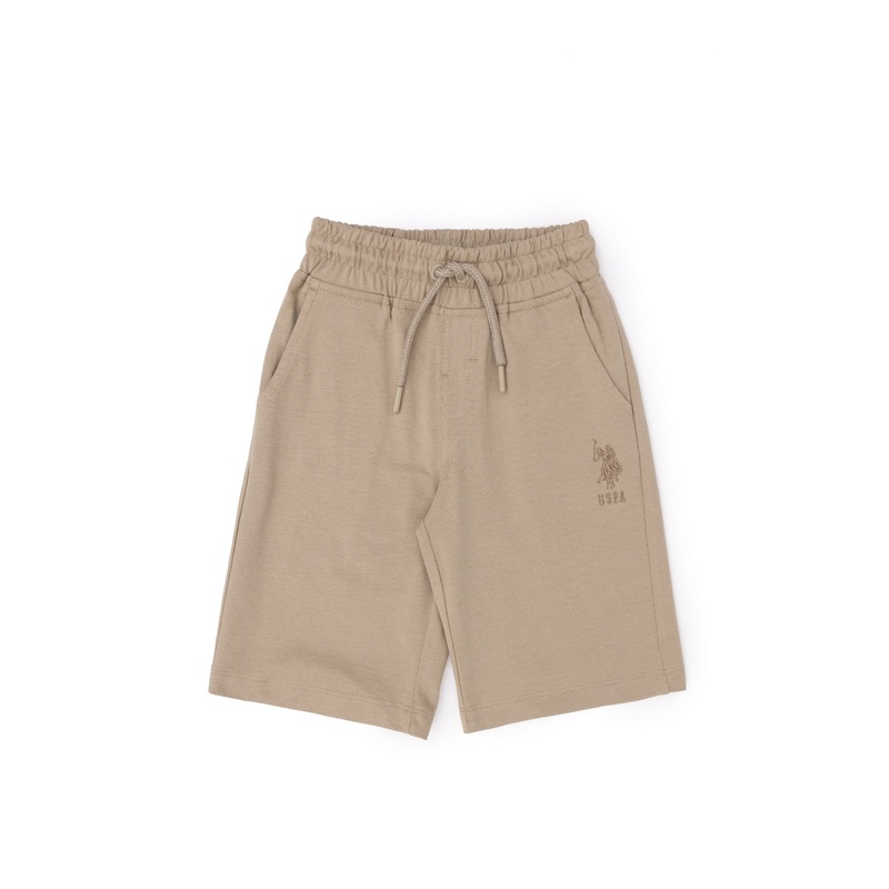 Boys Beige Jersey Short