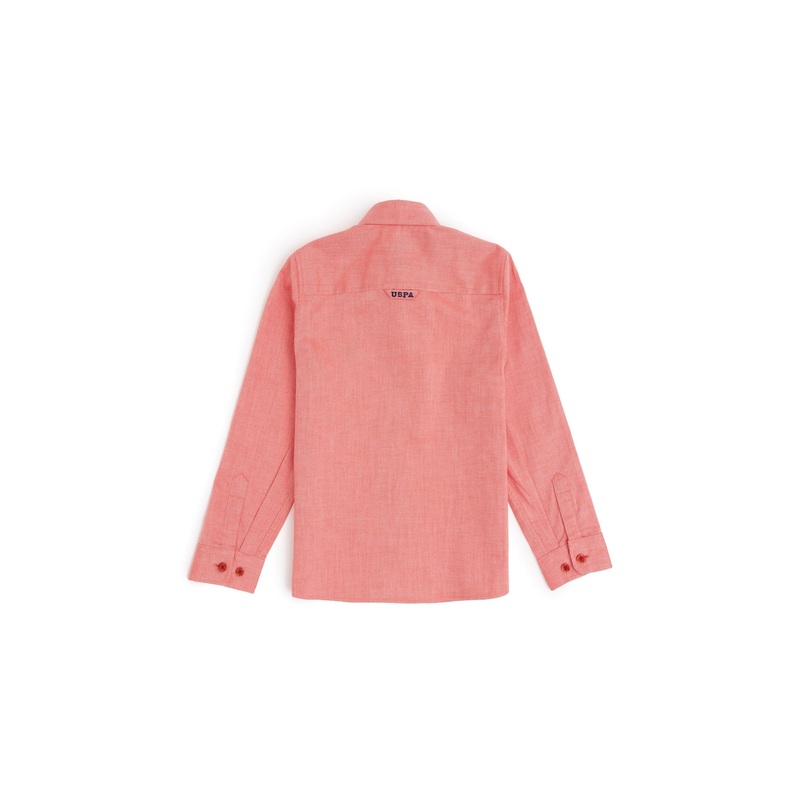 Boys Pink Shirt Long Sleeve