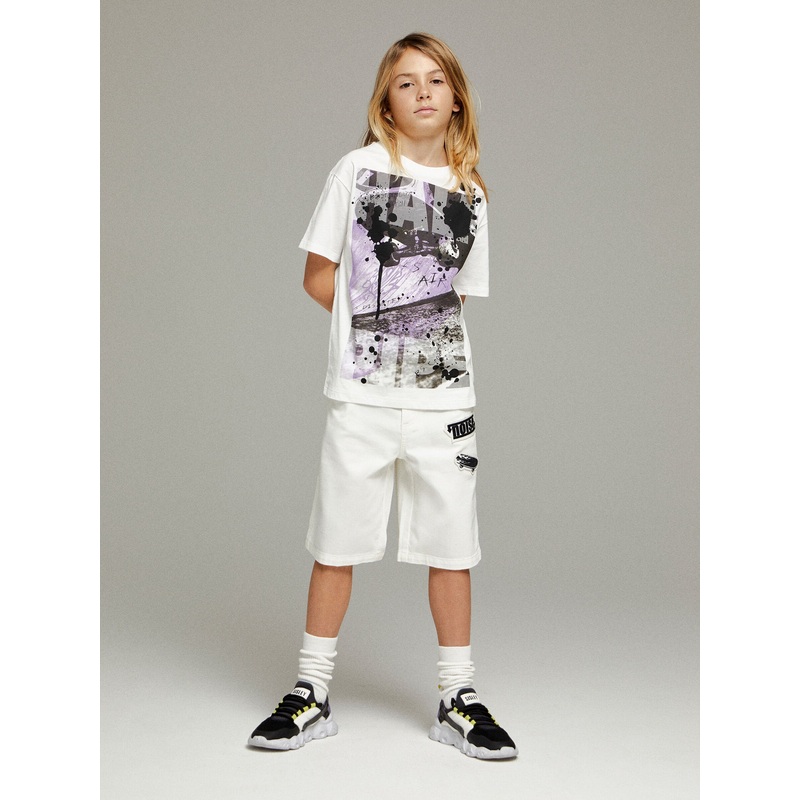 Cargo Bermudas With Patch