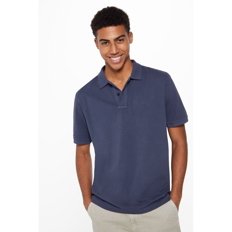 Classic Polo Shirt With Monochrome Logo