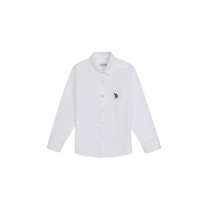 Girls White Shirt Long Sleeve