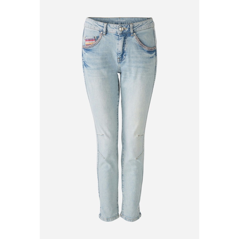 Jeans The Girlfriend Mid Waist, Cropped