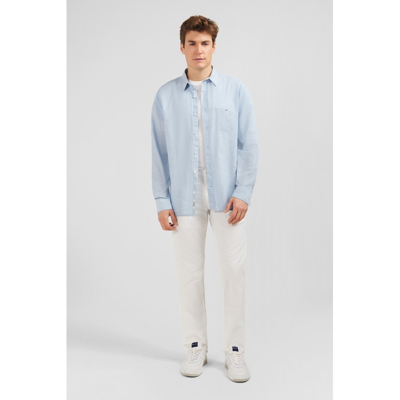 Light Blue Shirt In Linen