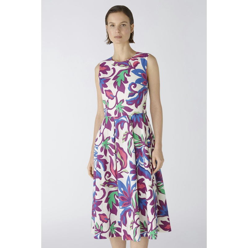 Midi Dress Linen-Cotton Blend