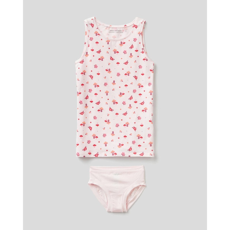 Pink Tank Top+Slip