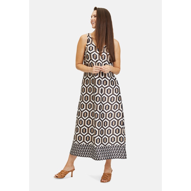 Summer-Dress With V-Neck