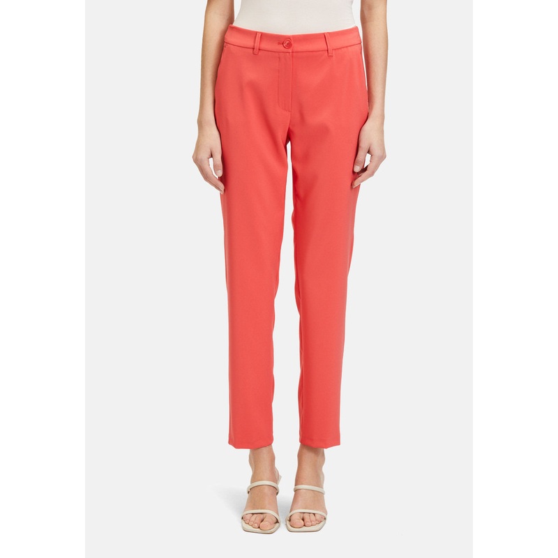 Business Trousers With Pressed Creases