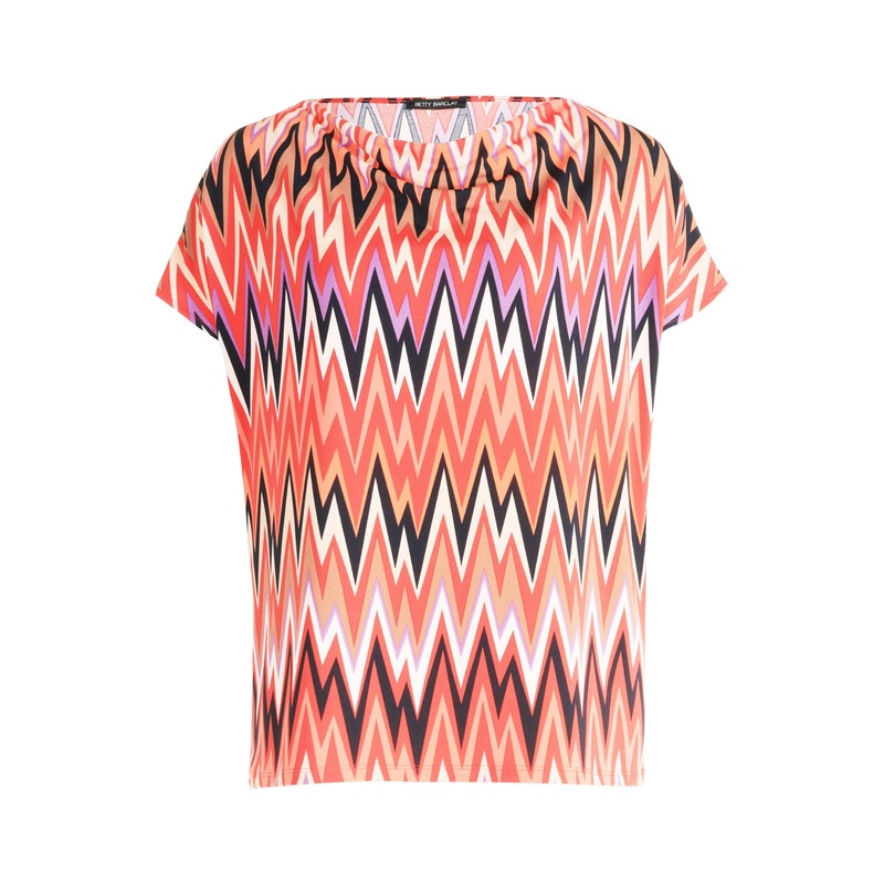 Casual Printed Short Sleeve Blouse