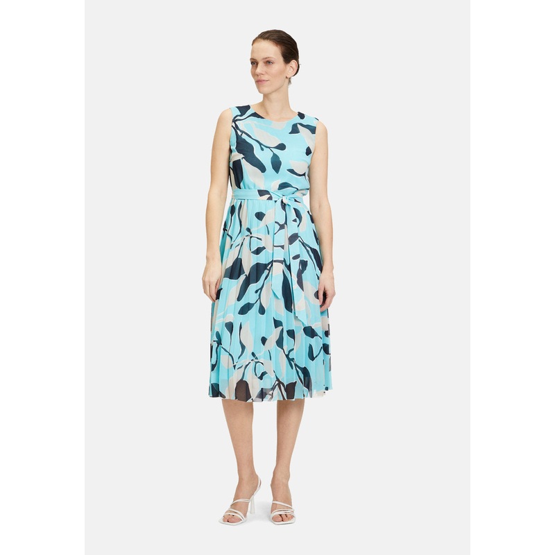 Chiffon Dress With Pleats