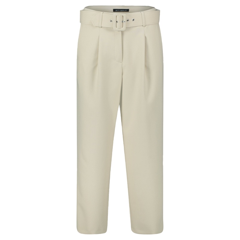 Cropped Dress Trousers With Belt