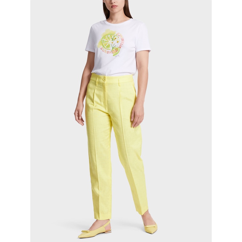 Faqus Pants In Linen Look
