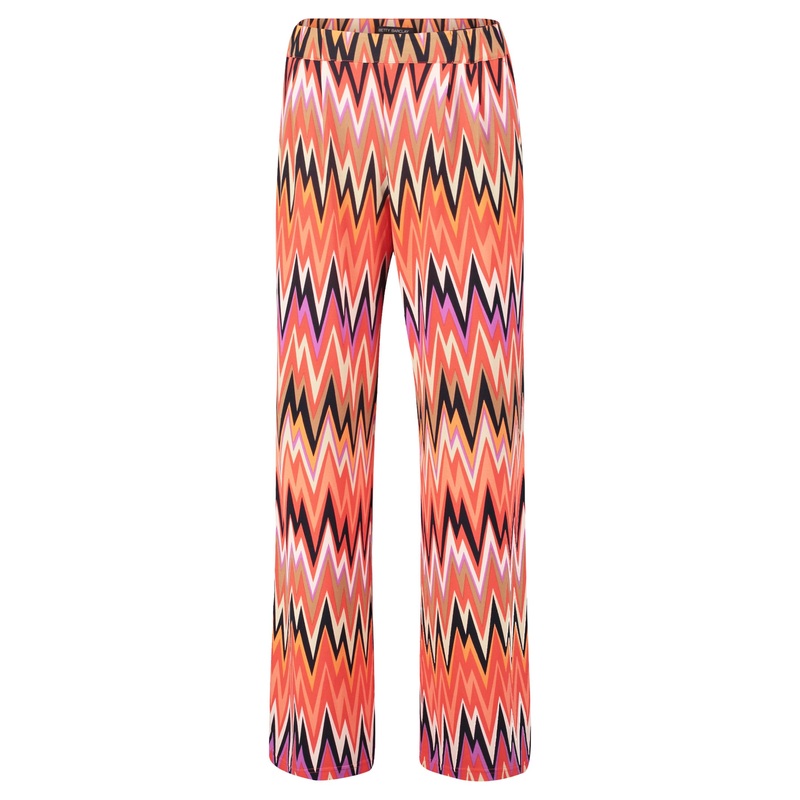 Patterened Slip On Trousers