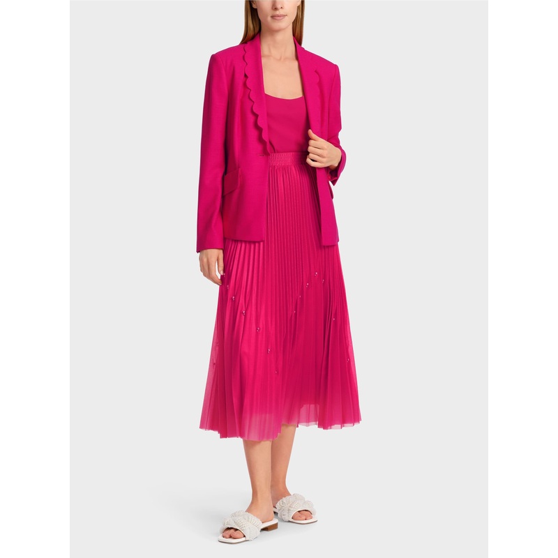 Pleated Skirt With Beads