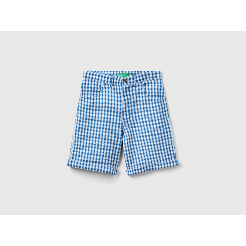 Short Check Trousers