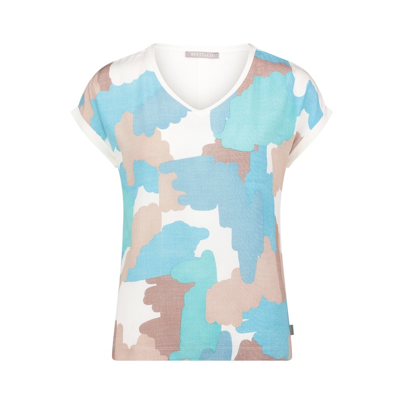 Short Sleeve Graphic Blouse