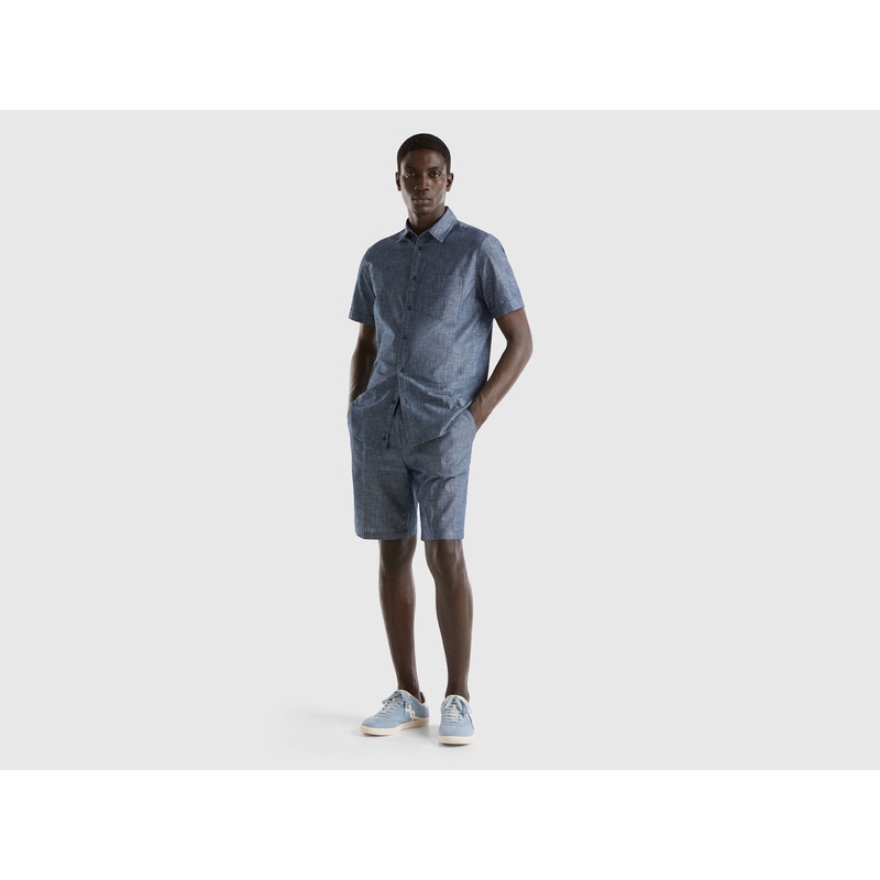 Shorts In Chambray