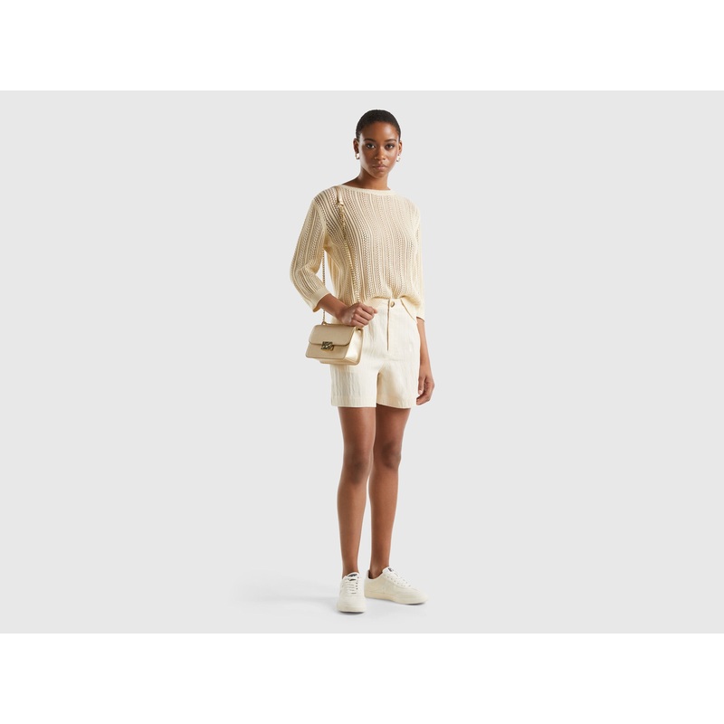 Bermuda Shorts In Sustainable Viscose Blend
