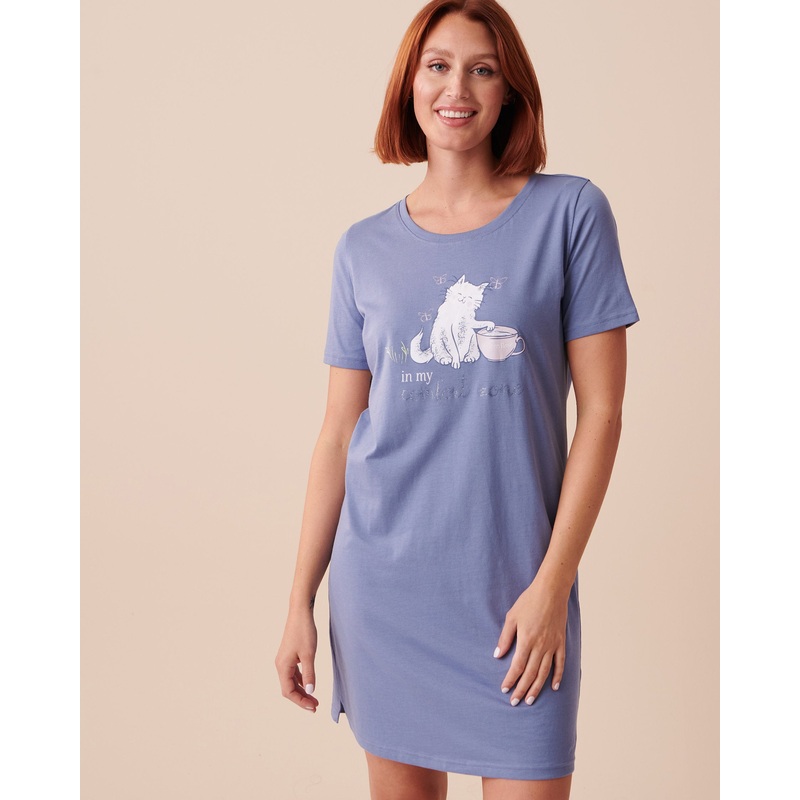 Cotton Short Sleeve Sleepshirt