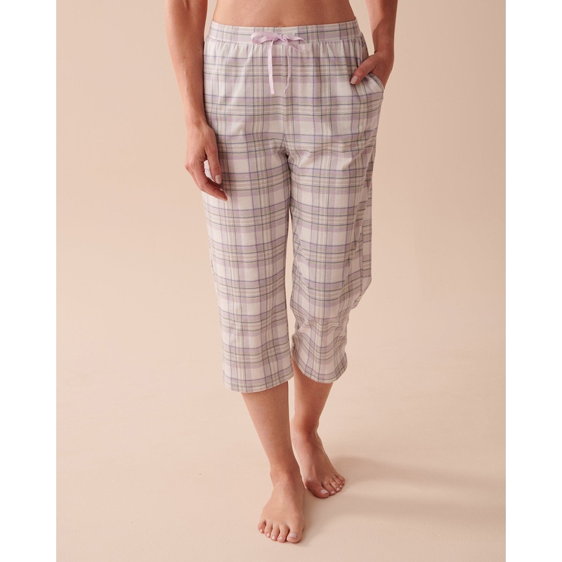 Cotton Straight Leg Capris