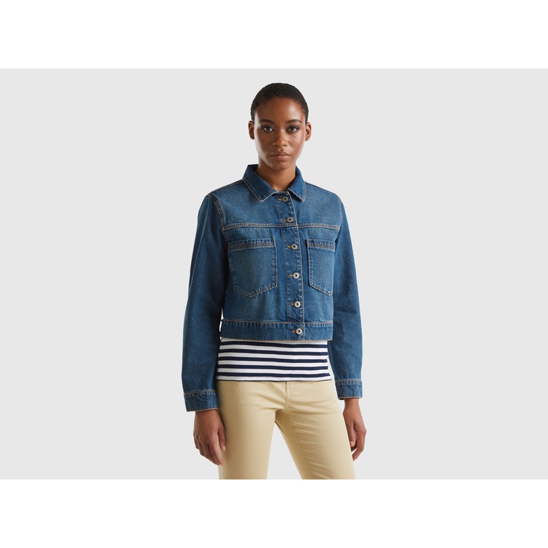 Denim Shirt With Recycled Cotton