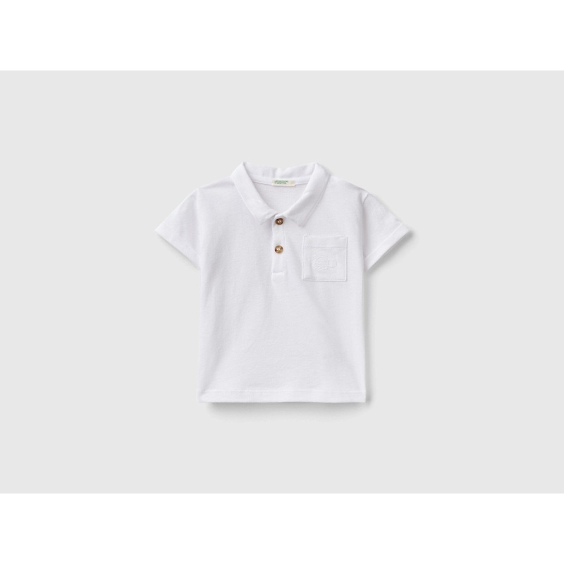 Polo In Linen Blend