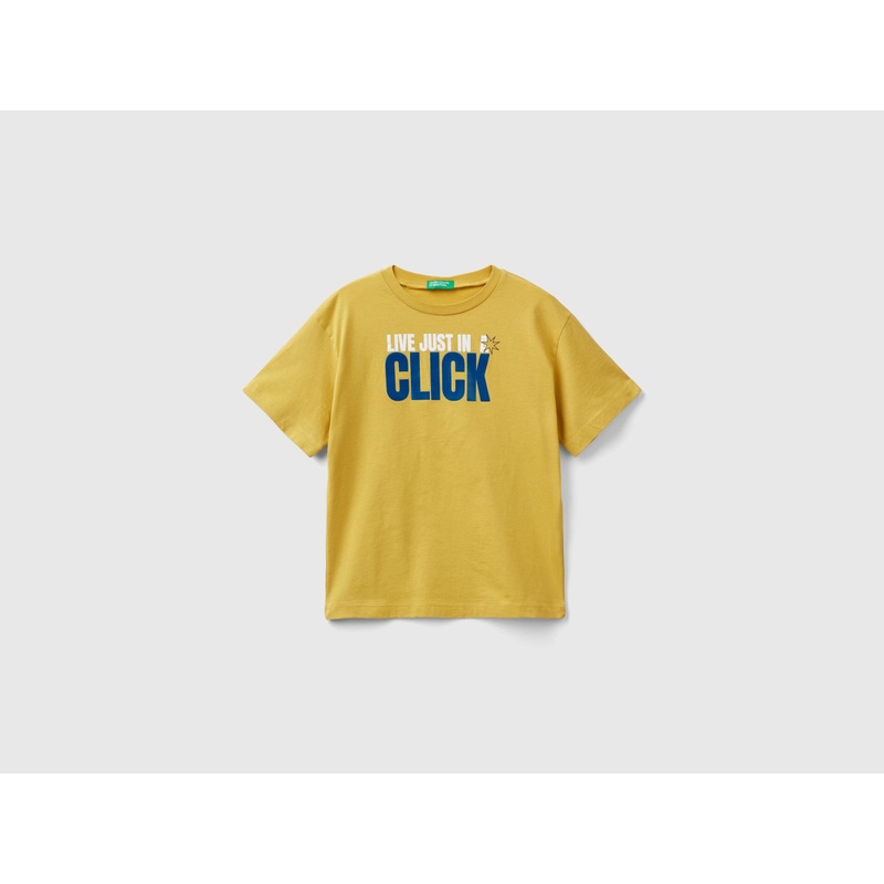 T-Shirt With Rubber Print