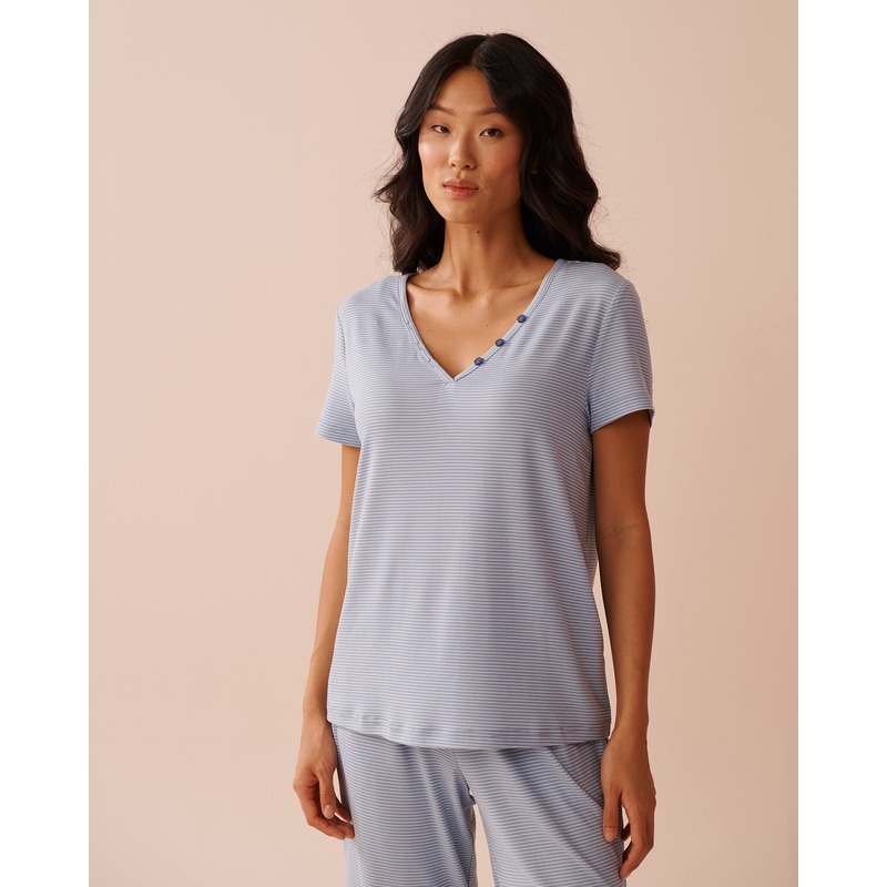 Blue Stripe Super Soft T-Shirt
