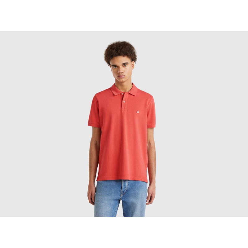 Brick Red Regular Fit Polo