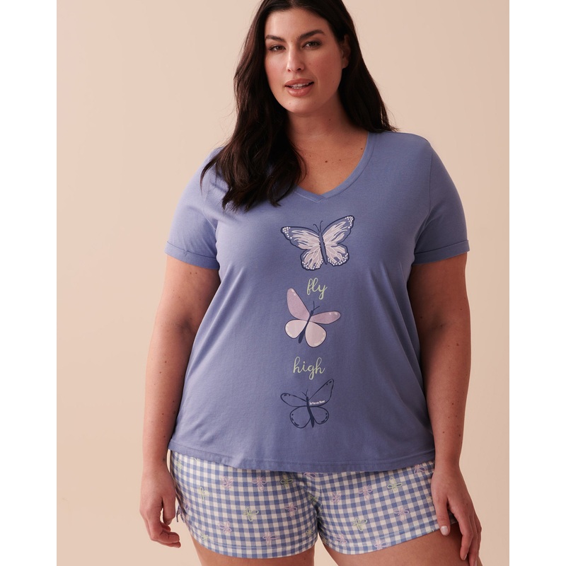 Cotton V-Neck T-Shirt