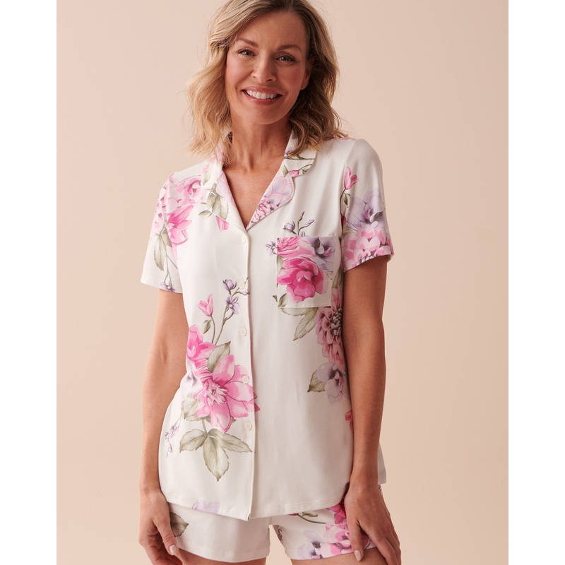 Floral Super Soft Button-Down Shirt