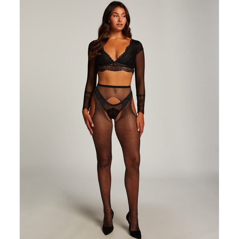 Lurex Open Bum Tight