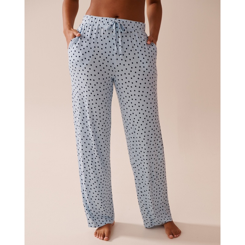 Polka Dot Soft Jersey Pajama Pants