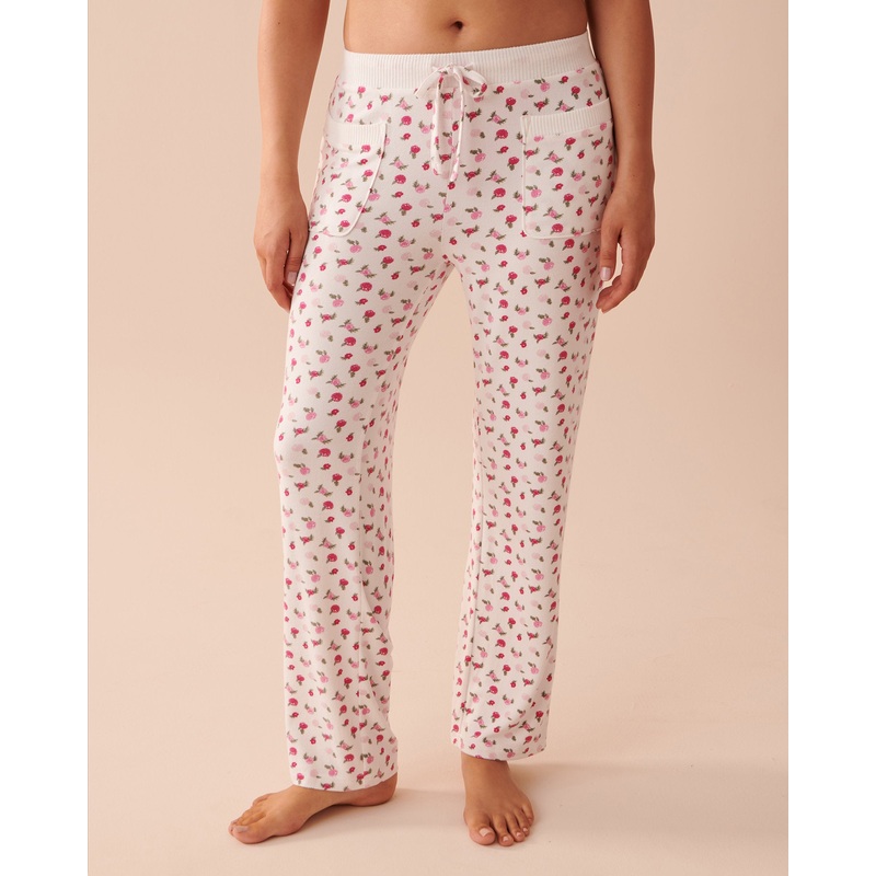 Recycled Fibers Floral Pajama Pants