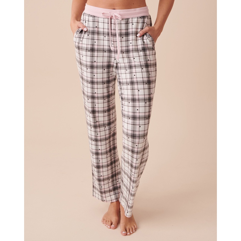 Recycled Fibers Plaid Pajama Pants