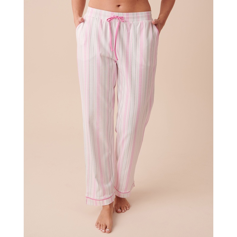 Striped Cotton Pajama Pants