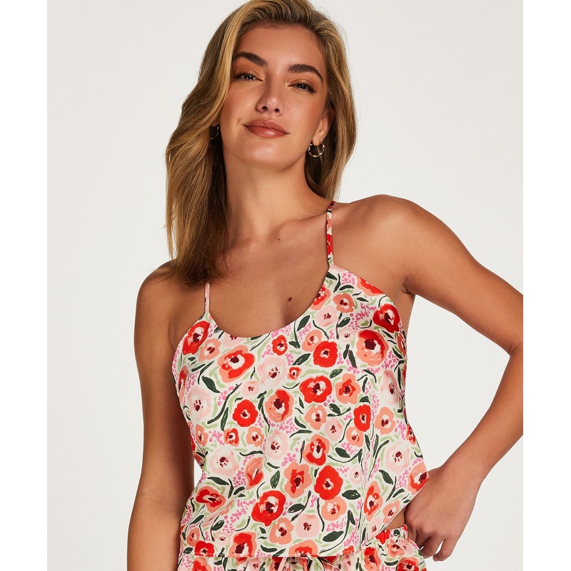 Cami Satin Funky Floral
