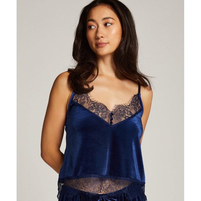 Cami Shiny Velours Lace