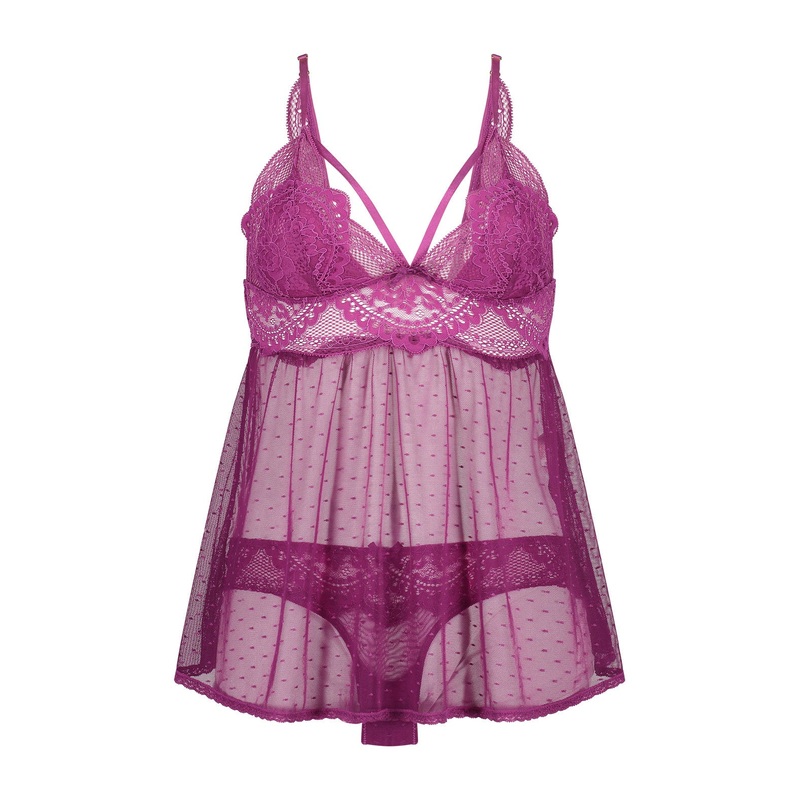 Dot Mesh Oceana Babydoll