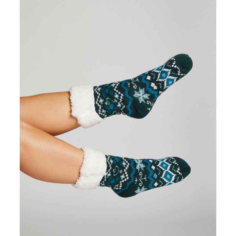 Joanne Fairisle Sock Boot