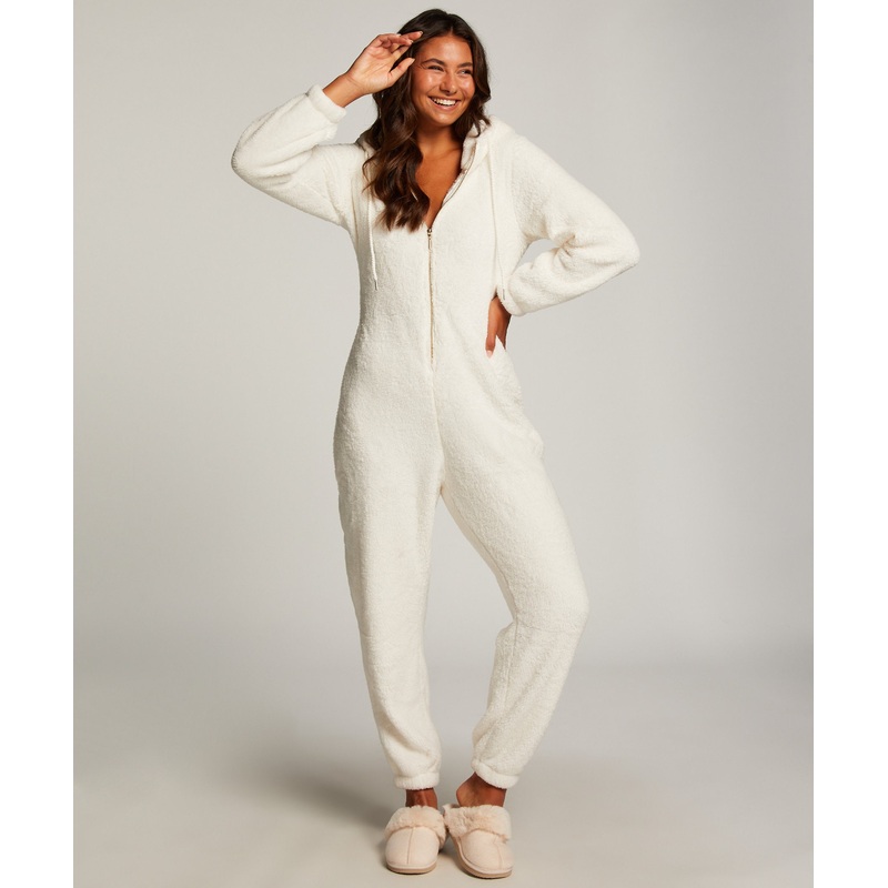 Onesie Fluffy Fleece Hood
