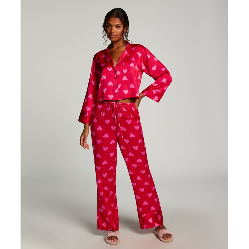 Pant Satin Hearts