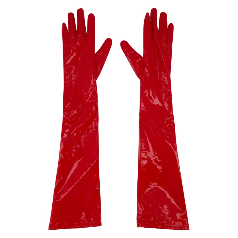 Red Latex Gloves