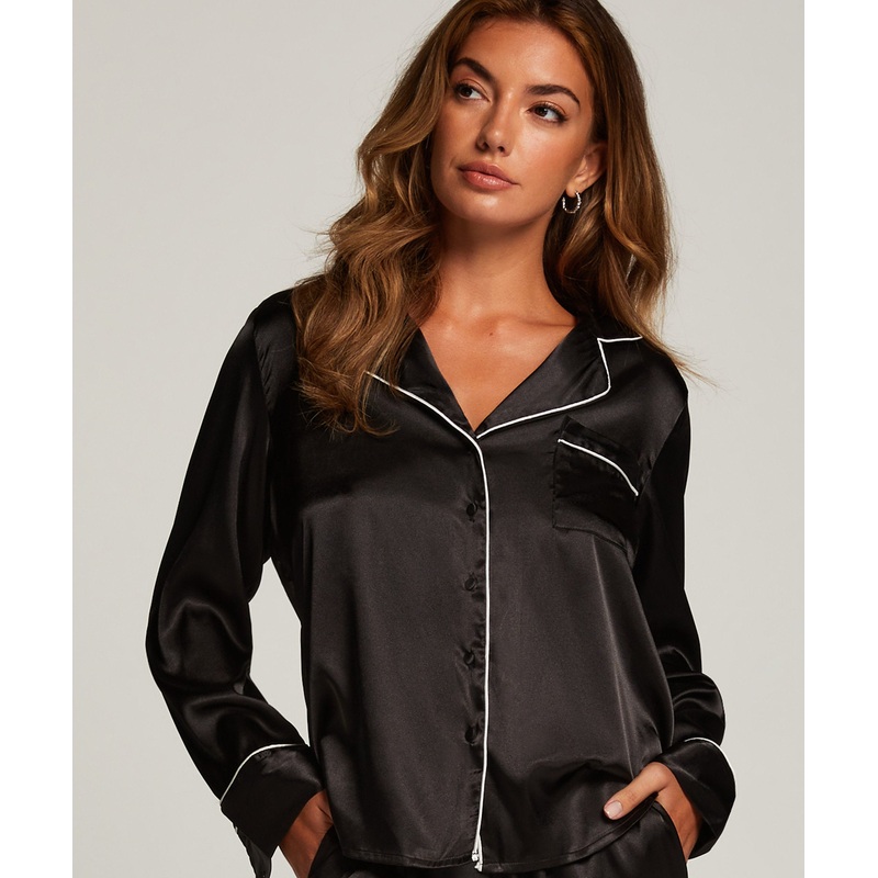 Shirt Long Sleeve Satin Minimal