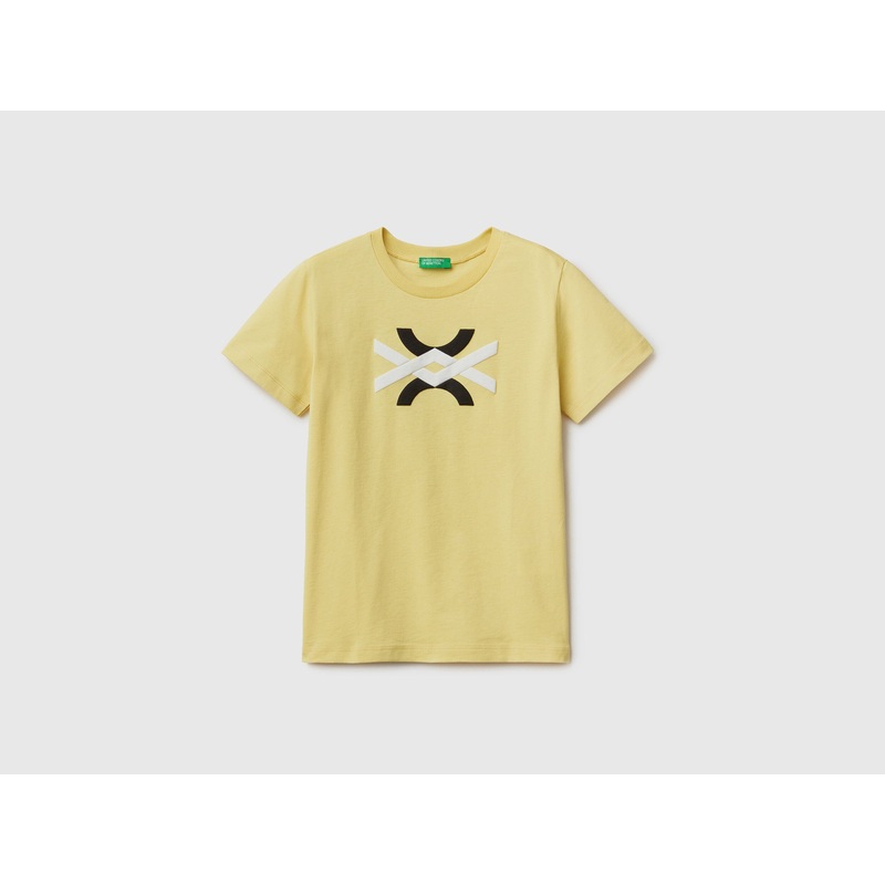 100% Organic Cotton T-Shirt With Logo