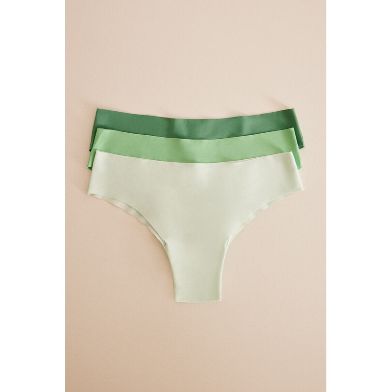 Green Print Pack Brasilien Briefs