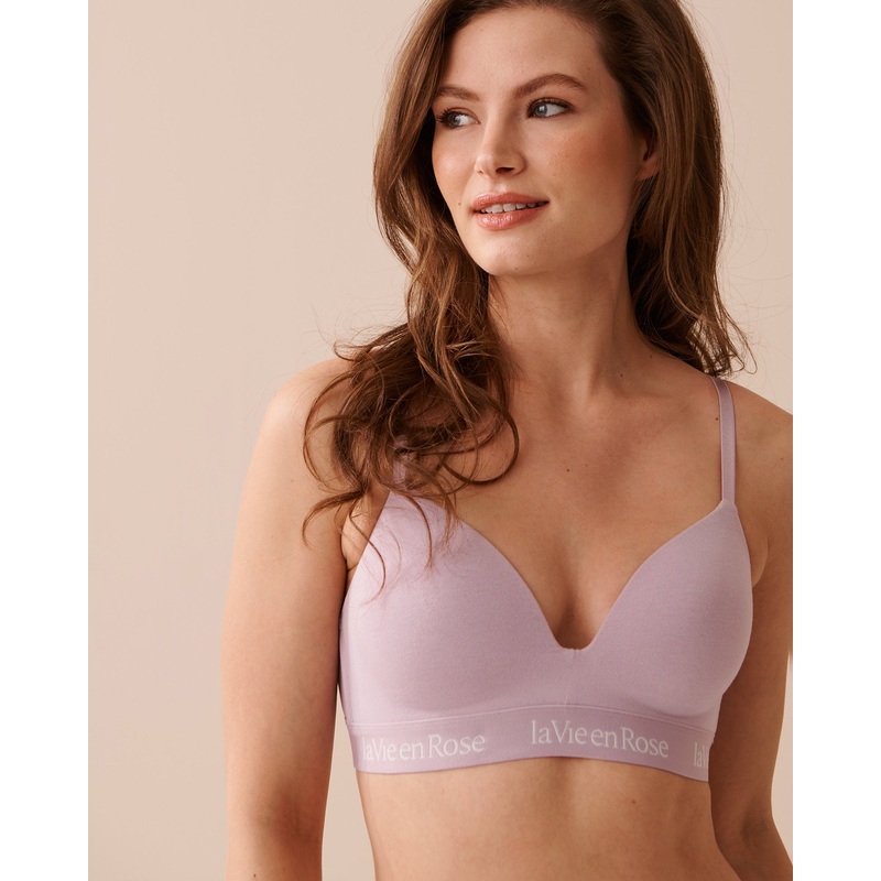 Lightly Lined Wireless Cotton Bra