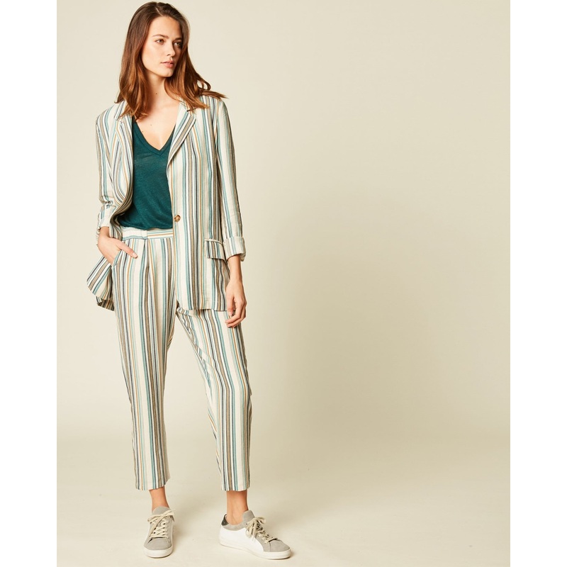 Middle Blue Pantalon Droit Noa