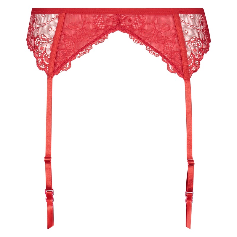 Red Lace Garter Belt