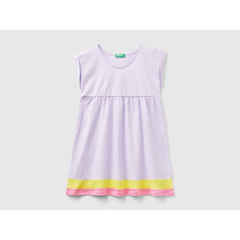 Short Dress In Pure Cotton