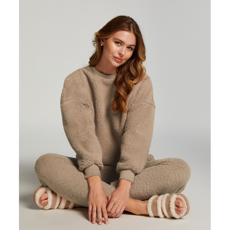 Top Long Sleeve Crew Teddy